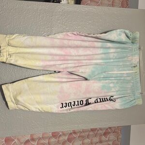 Forever 21 X juicy couture tie dye joggers